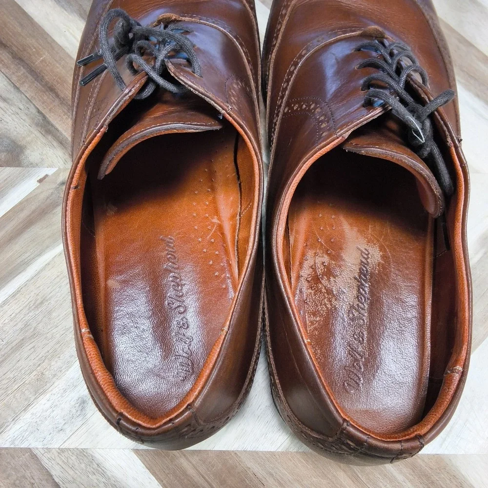 Wolf And Shepherd Senna Oxford Wingtip Brogue BROWN DRESS SHOES MENS 12.5 D